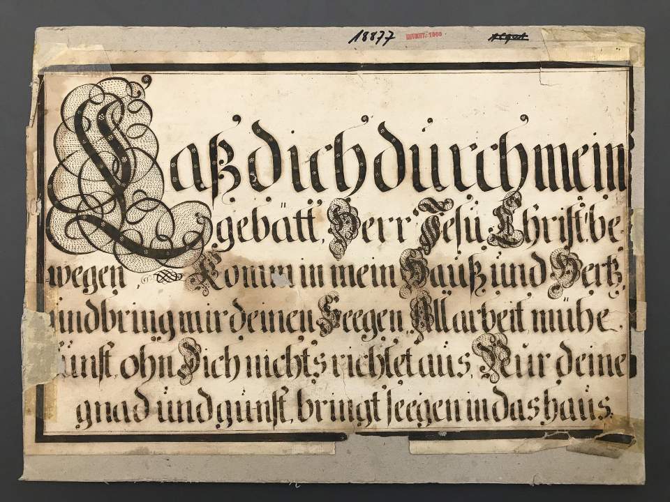 Handschrift Haussegen