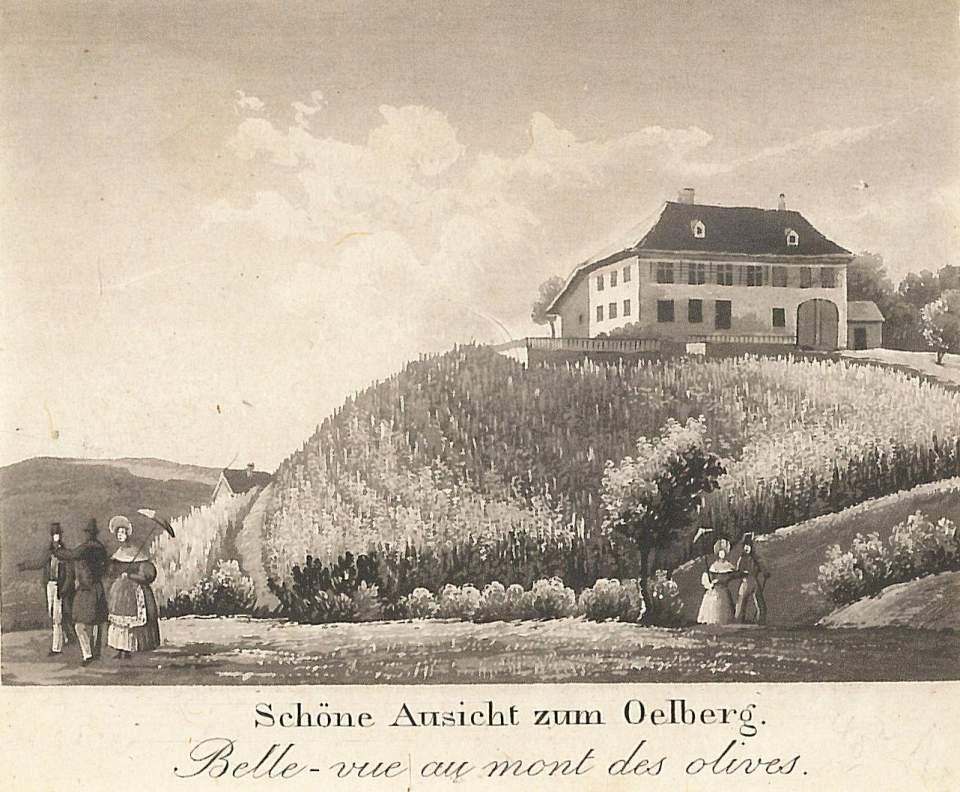 Wil, Aussicht zum Ölberg, nach Juli 1835