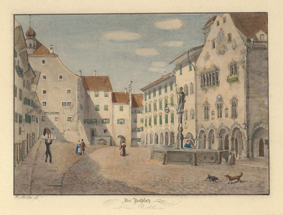 Wil, Hofplatz, 1837