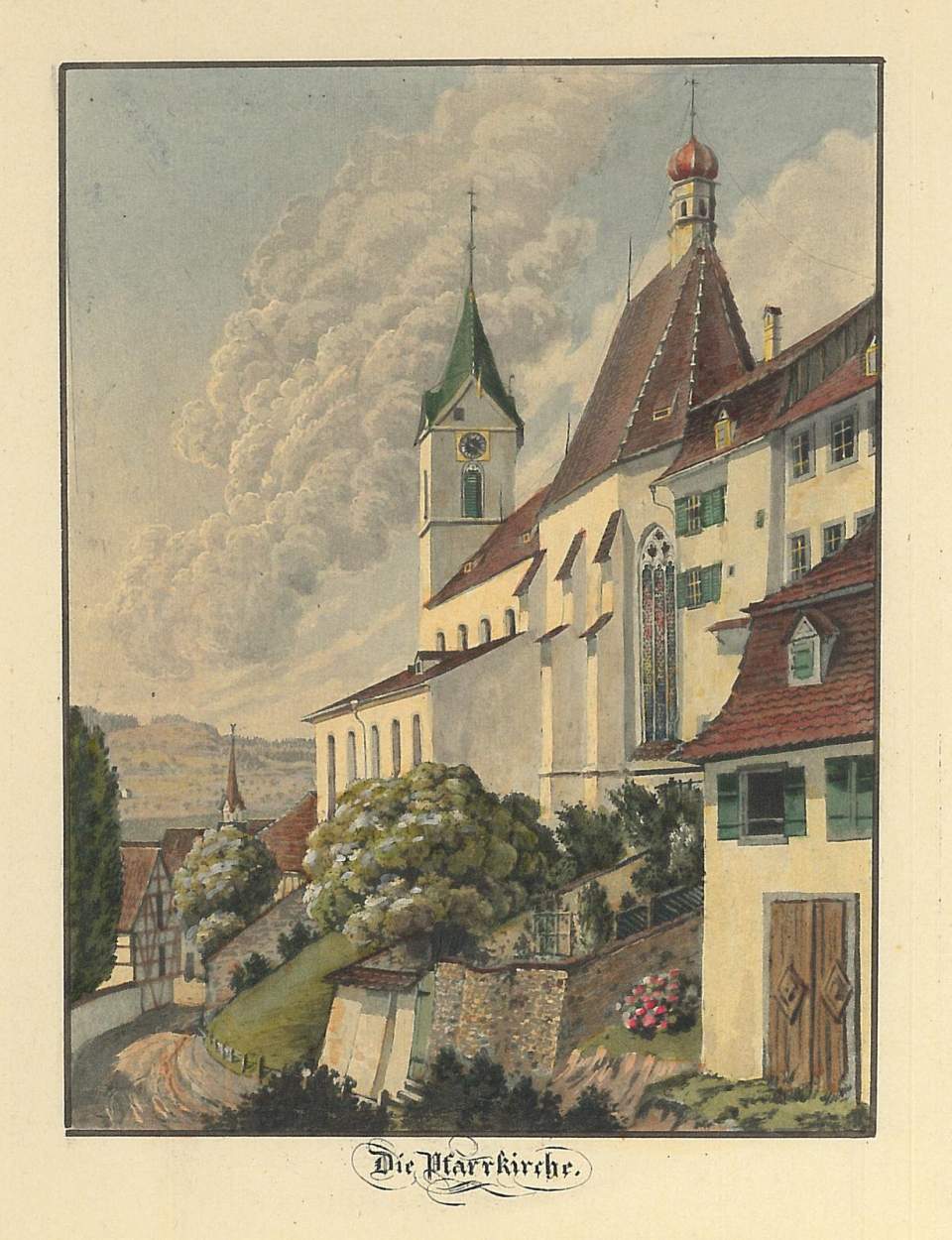 Wil, Pfarrkirche St. Nikolaus, 1837