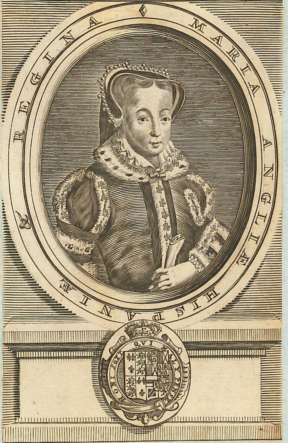 Grafik, Maria Stuart, Königin v. England u. Spanien