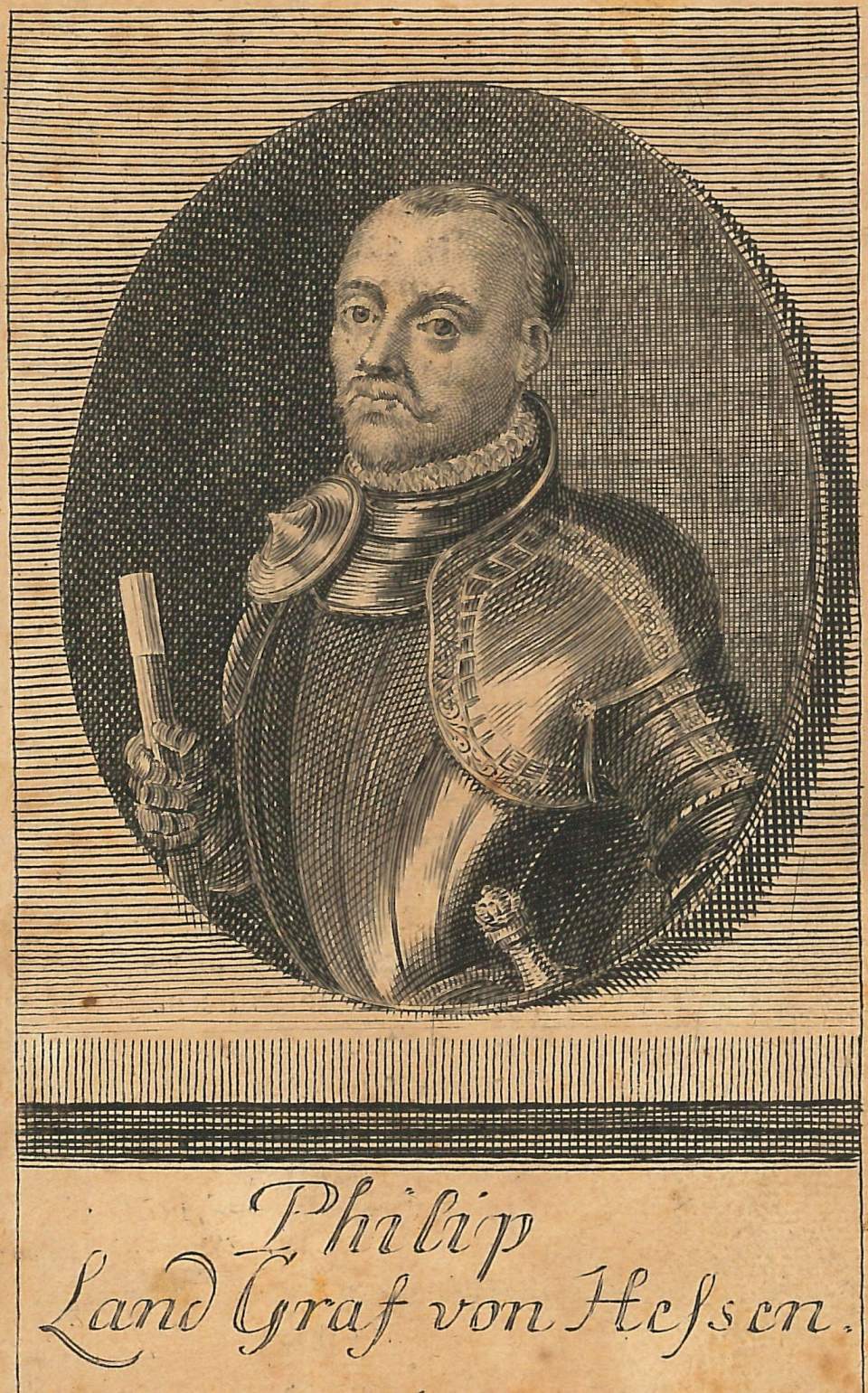 Grafik, Landgraf Philipp v. Hessen