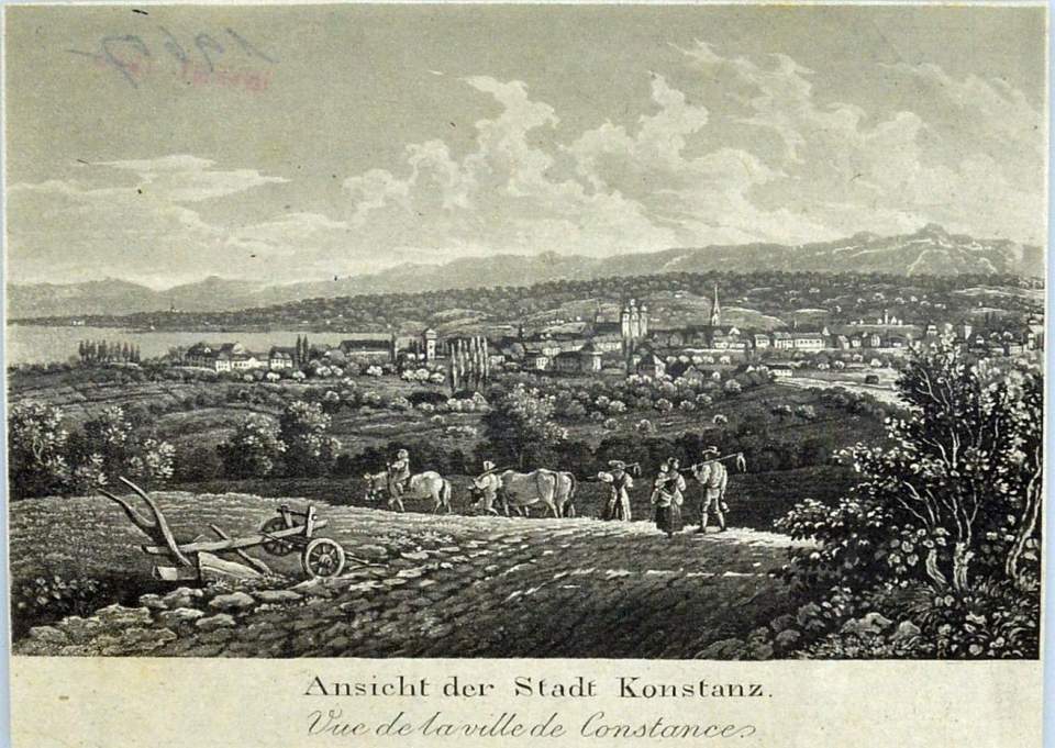 Ansicht der Stadt Konstanz