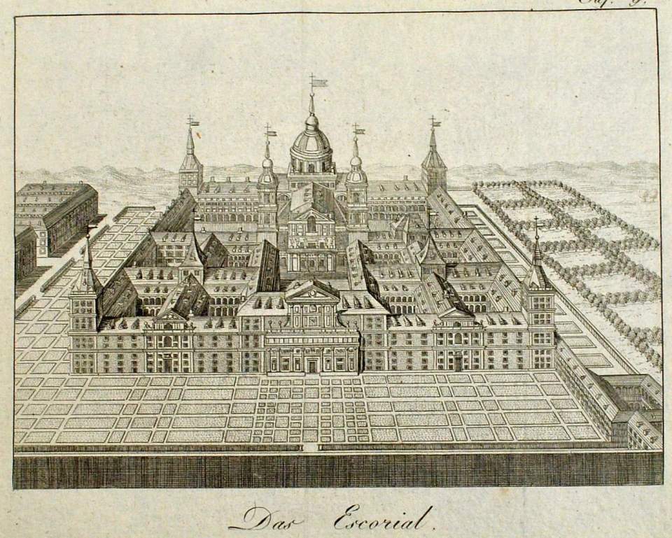 Ansicht Escorial Spanien