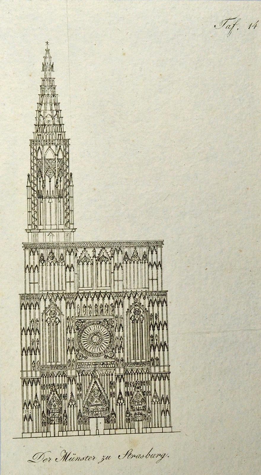 Ansicht Strassburger Münster