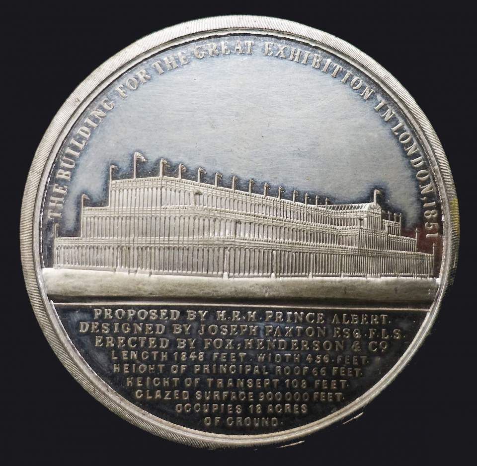 Medaille auf die 1. Weltausstellung in London 1851