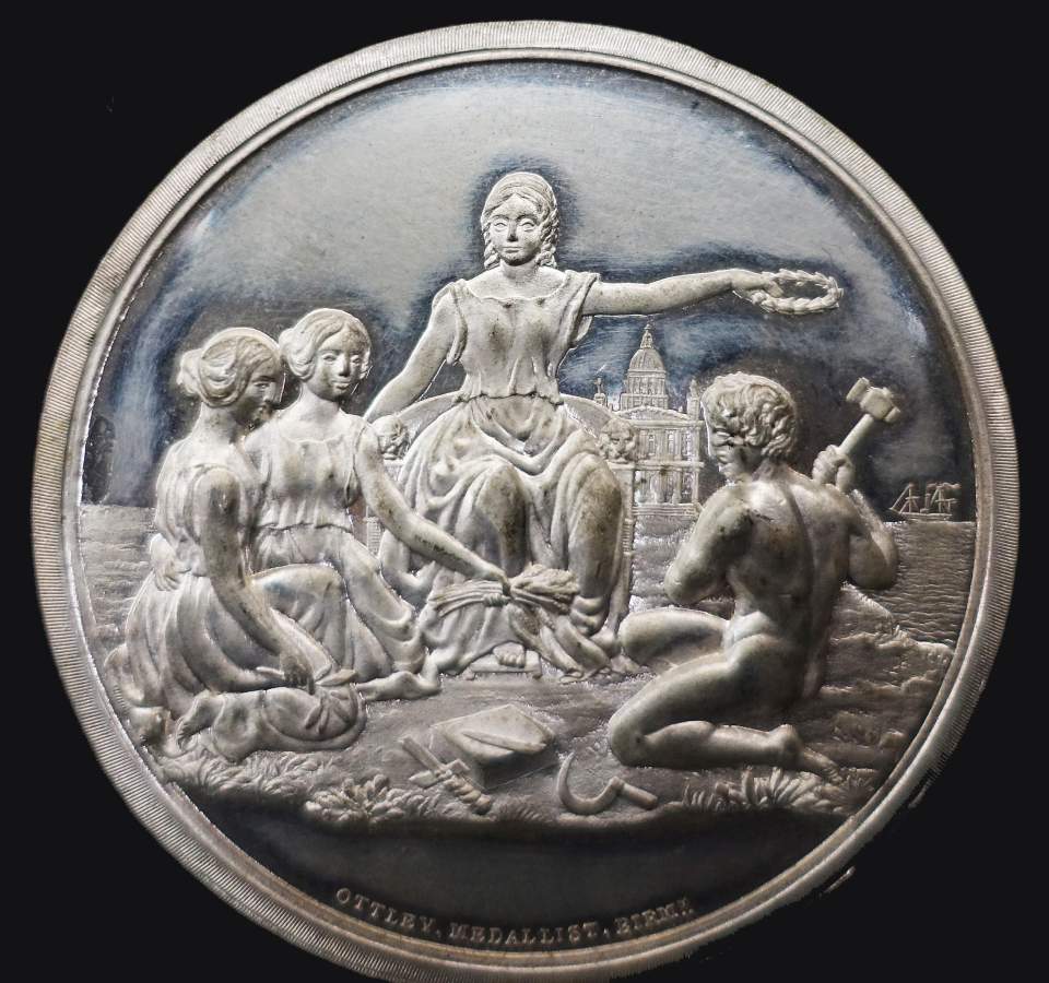 Medaille auf die 1. Weltausstellung in London 1851