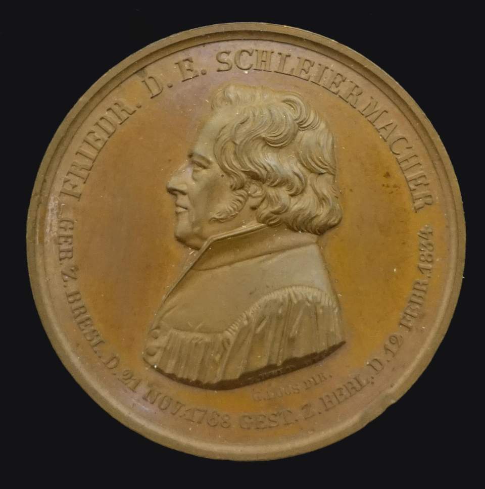 Medaille auf  Friedrich D. E. Schleiermacher