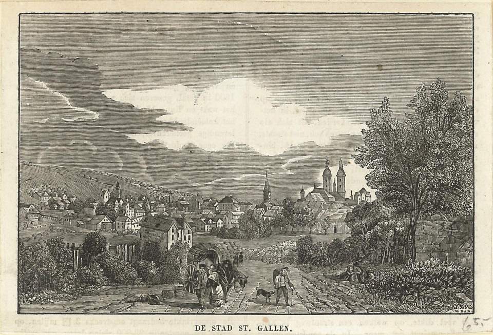 St.Gallen von Westen