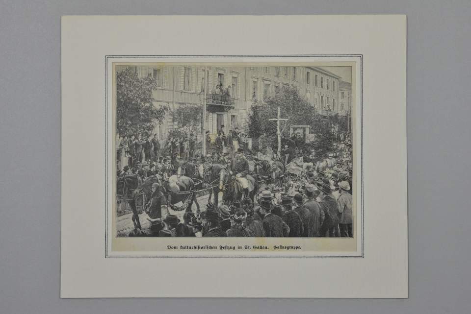 Illustration "Vom kulturhistorischen Festzug in St. Gallen"