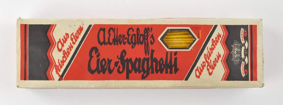 Verpackung "A. Etter-Egloff's Eier Spaghetti"