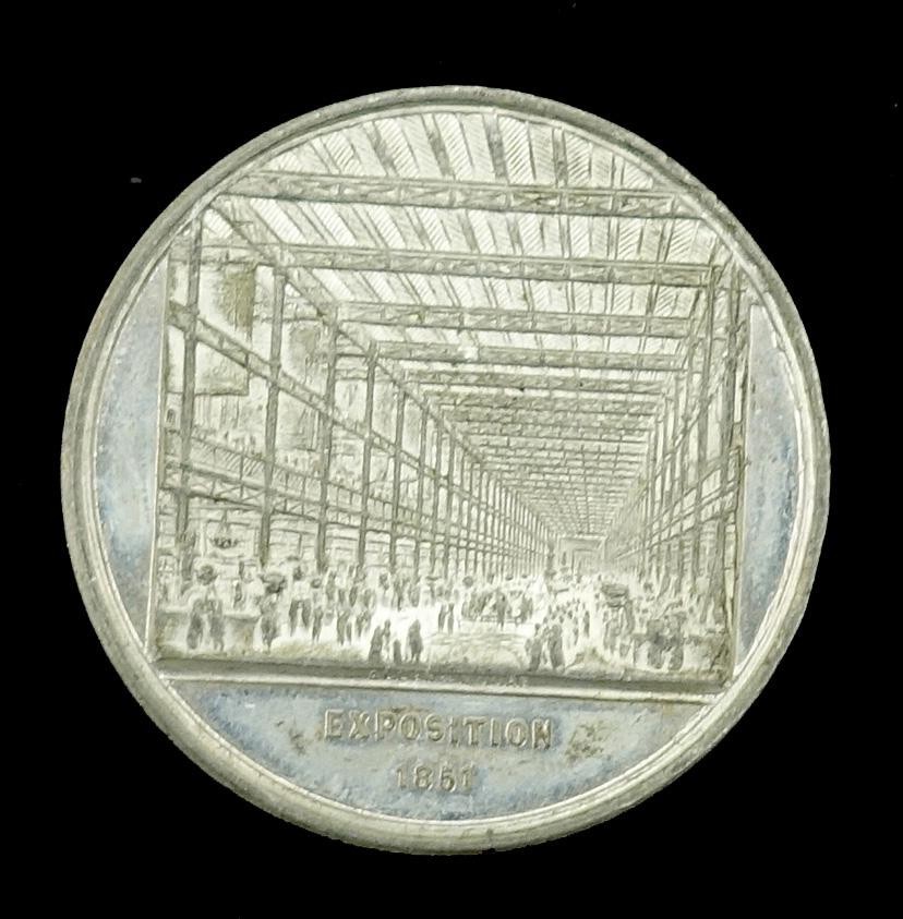 Medaille zur Weltausstellung 1851 in London