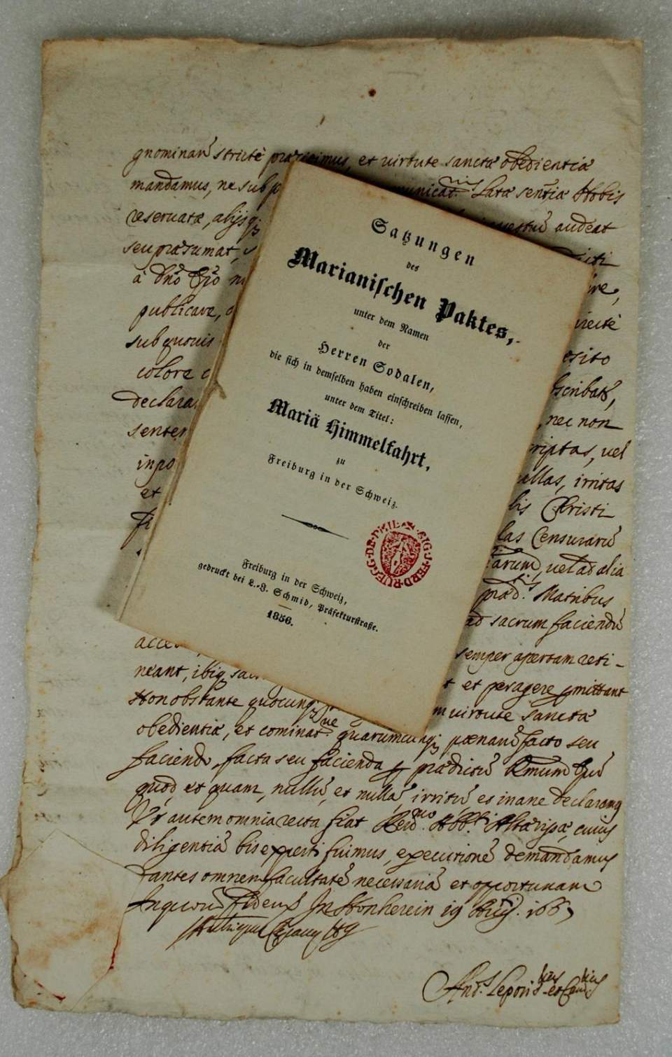 Sammlung von Briefen (mit 2 Fotografien und Büchlein)