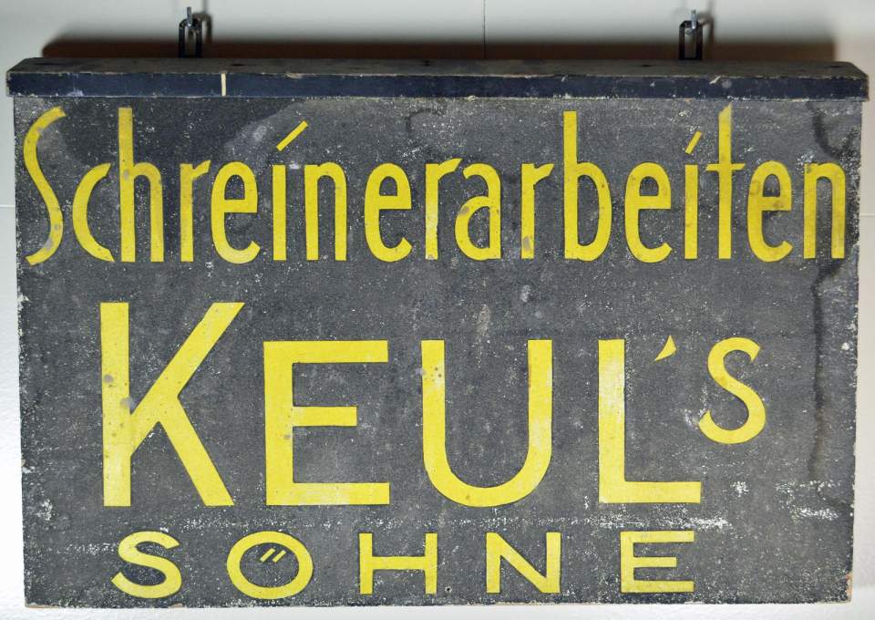 Reklametafel «Schreinerei Keul», Heimatstrasse 25, St.Gallen-Ost