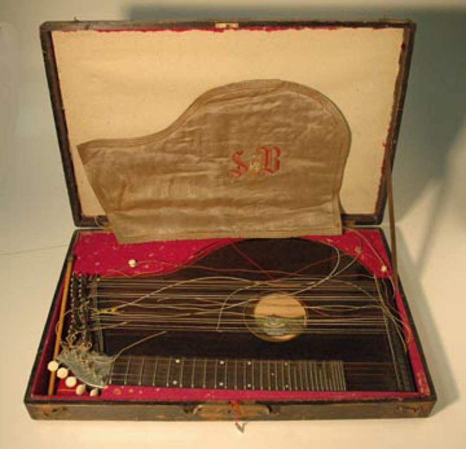 Zither mit Koffer