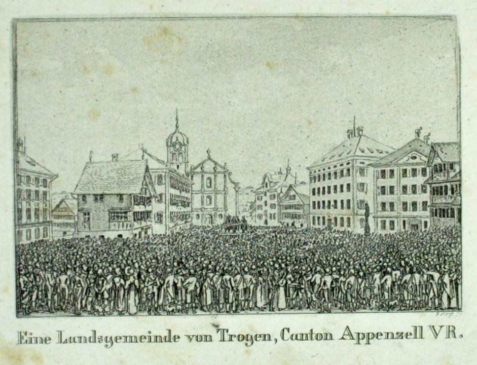 Ansicht Landsgemeinde Trogen