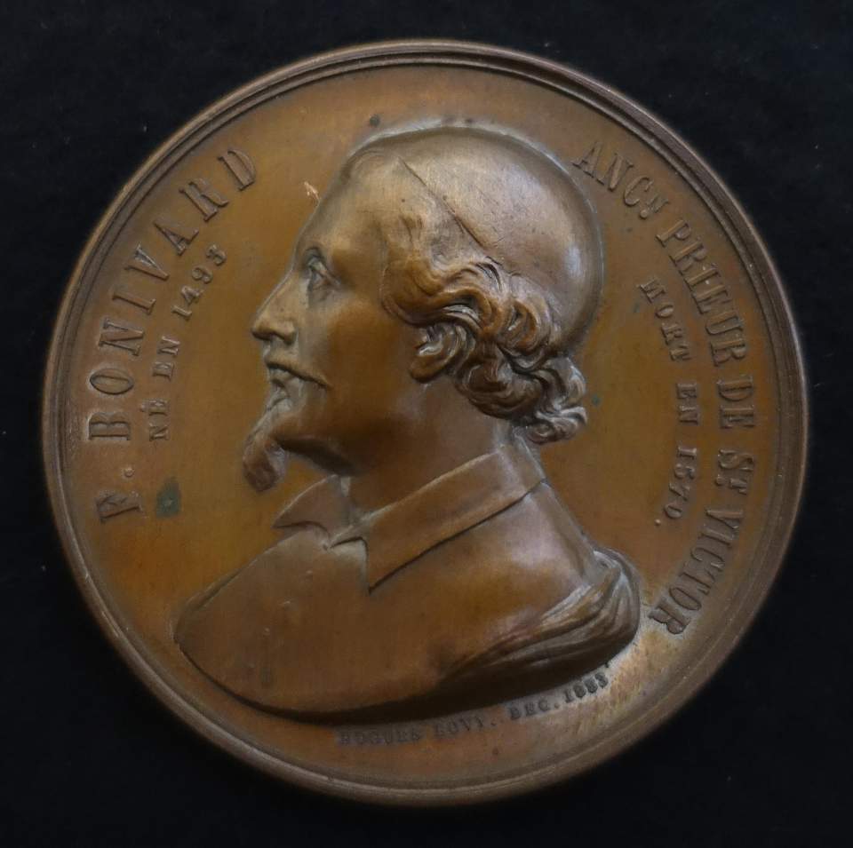Medaille auf Bonivard 1883 