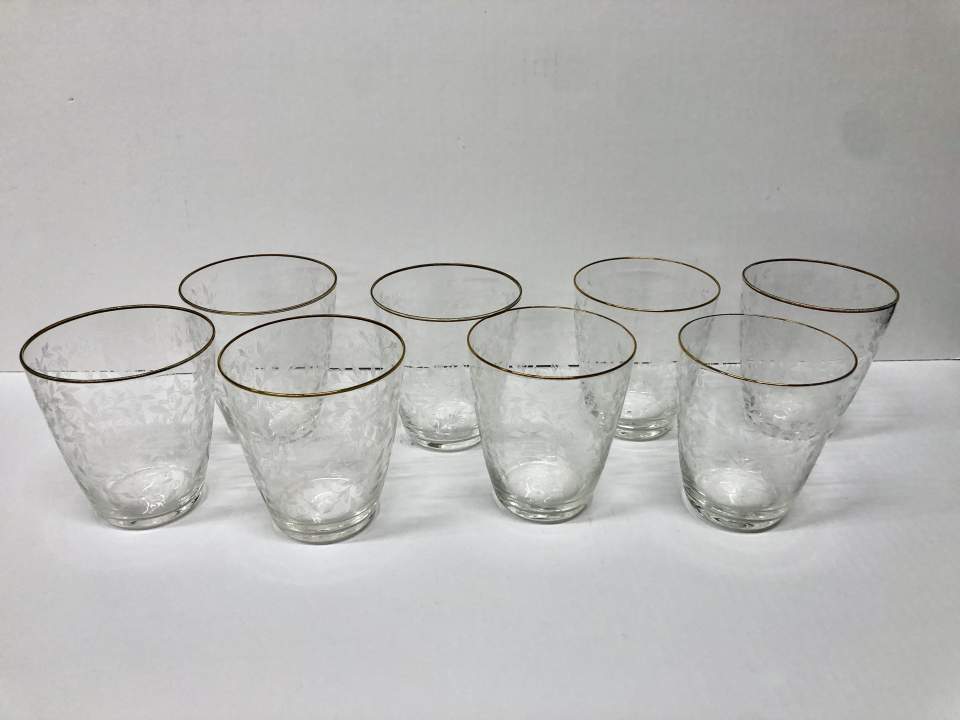 Glas, Trinkglas, Becherglas (8 Stück)