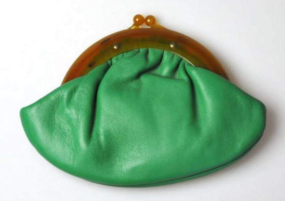 Grünes Abendtäschchen, Handtasche, Tasche