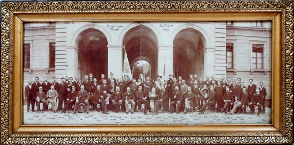 Foto des Stadtsängervereins St. Gallen 1882