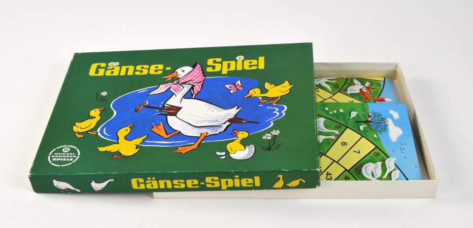 Gänsespiel, Gesellschaftsspiel, Brettspiel