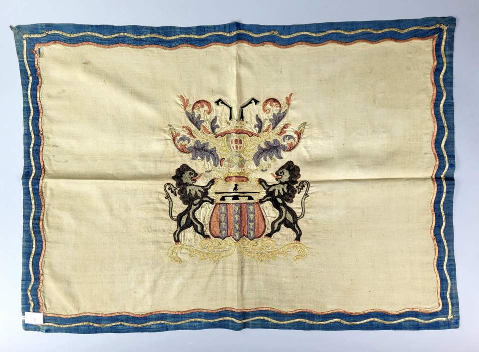 Wappen, Leinendecke
