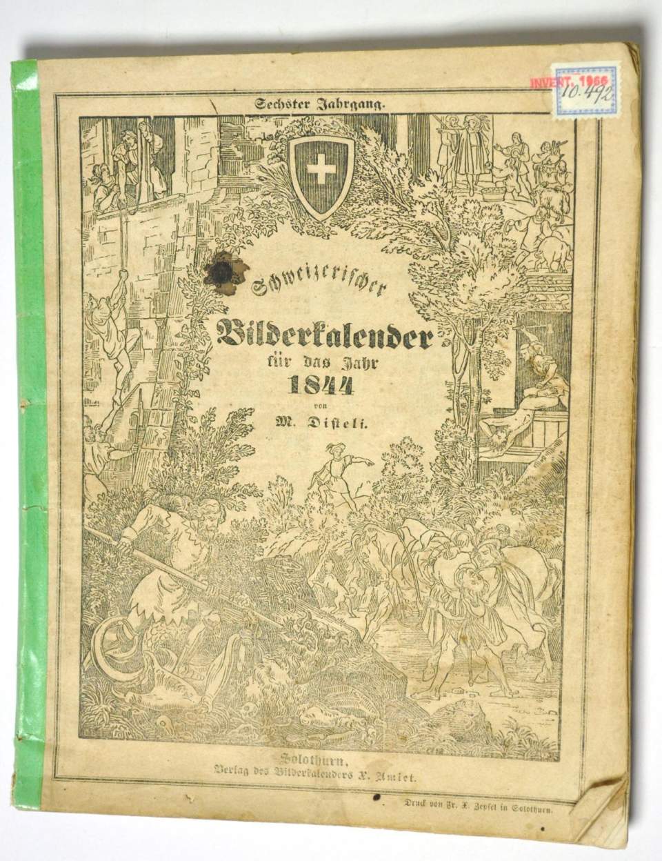 Schweizerischer Bilderkalender für das Jahr 1844