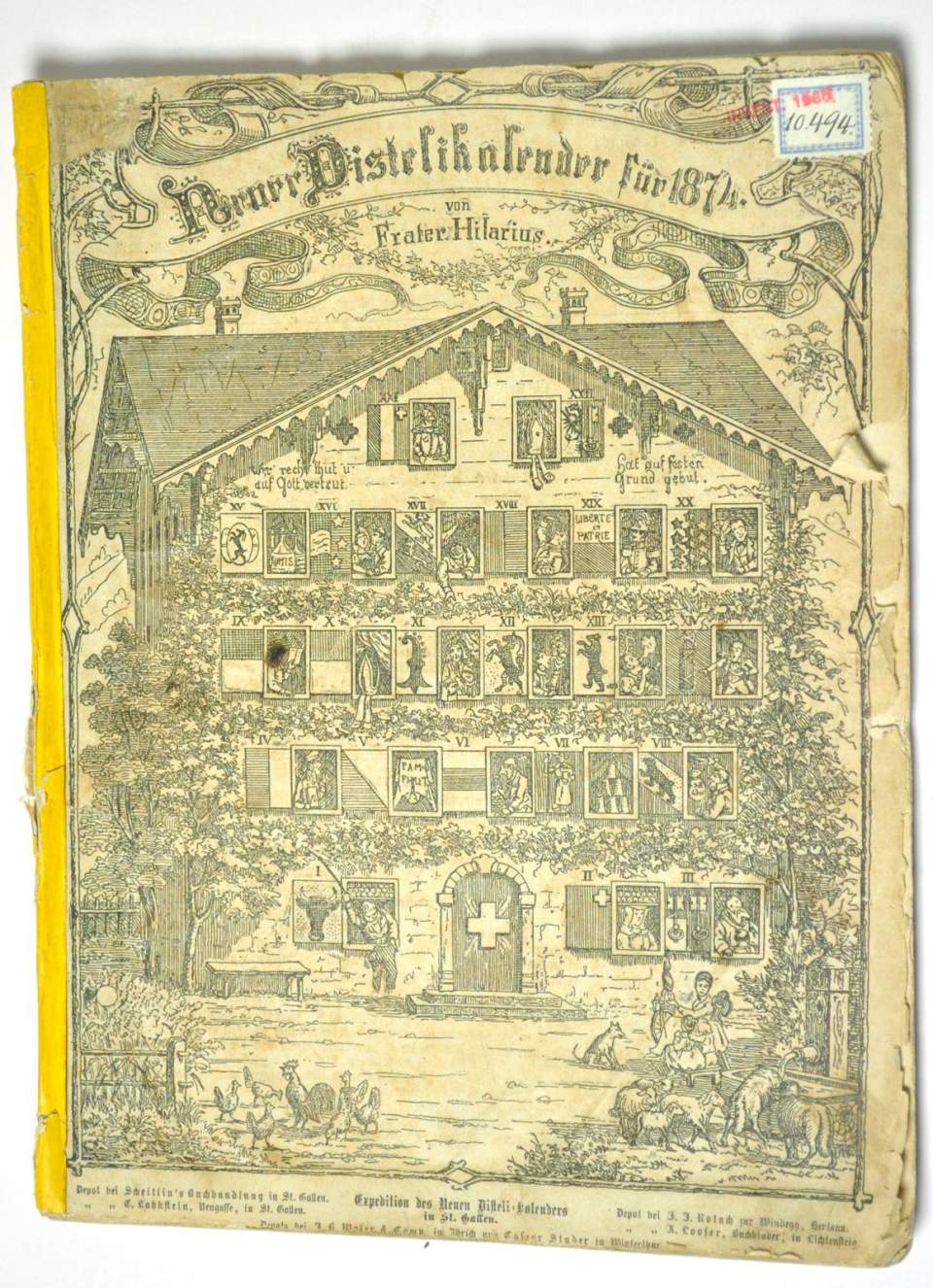 Neuer Distelikalender für 1874