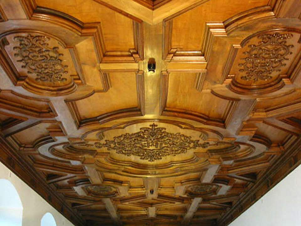 Kassettendecke aus dem Konventssaal des Klosters Pfäfers, Period Room