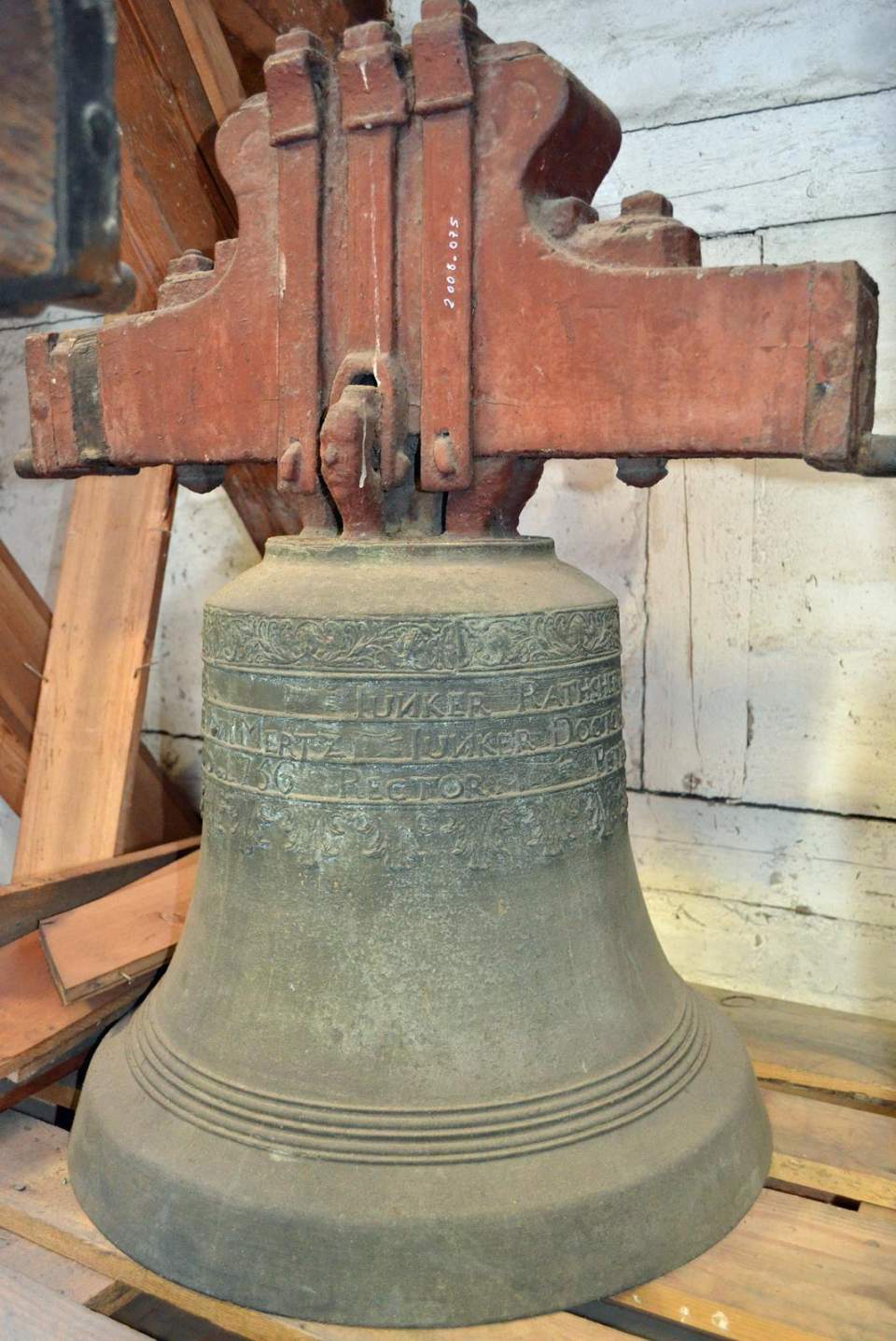 Glocke aus dem Alten Rathaus der Stadt St. Gallen, 1756