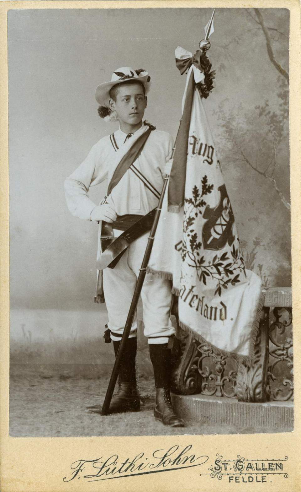 Jakob Scheible, Fähnrich am St.Galler Kinderfest