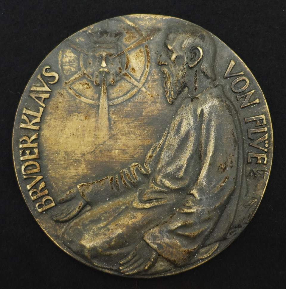 Medaille Niklaus v. d. Flüe, Einsiedler und Friedensstifter, Stans