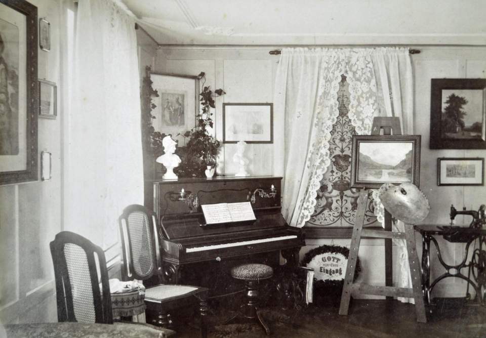 Fotografie: Interieur Villa Erica, Rorschach, St. Gallerstrasse: um 1900