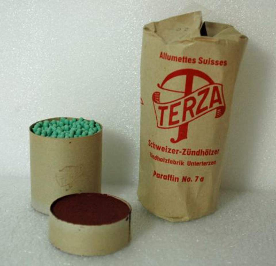 Phosphor- oder Reibzündhölzer, Sicherheits- oder Schwedenzündhölzer, Zündhölzer, Streichhölzer