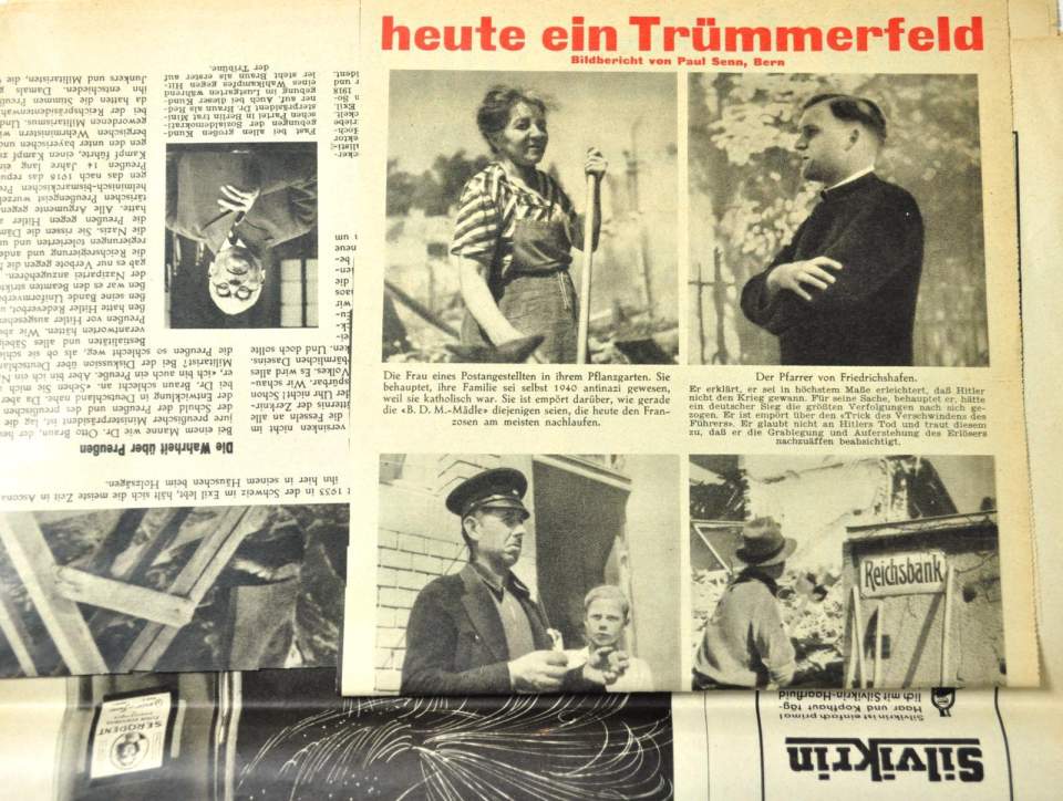 Schweizer Illustrierte Zeitung 06.06.1945 zum Zweiten Weltkrieg