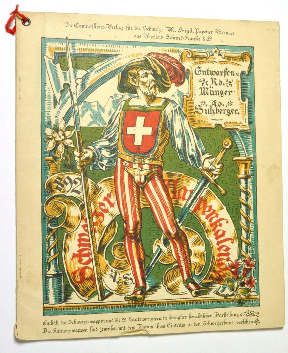 Schweizer Wappenkalender 1892