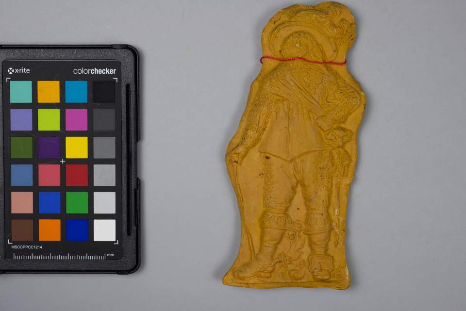 Abdruck von Gebäckmodel