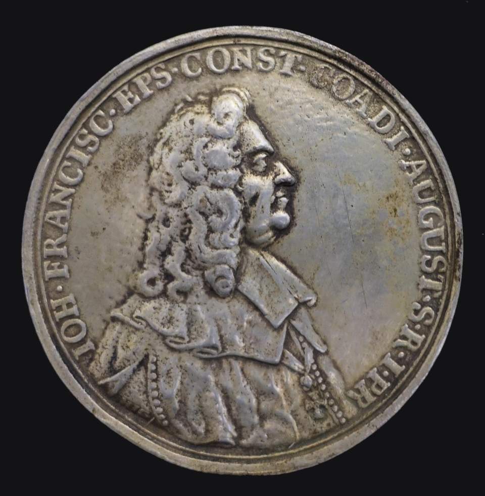 Medaille Bischof Franziscus von Constanz und Idda von Toggenburg