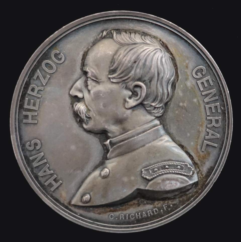 Medaille Grenzbesetzung General Herzog