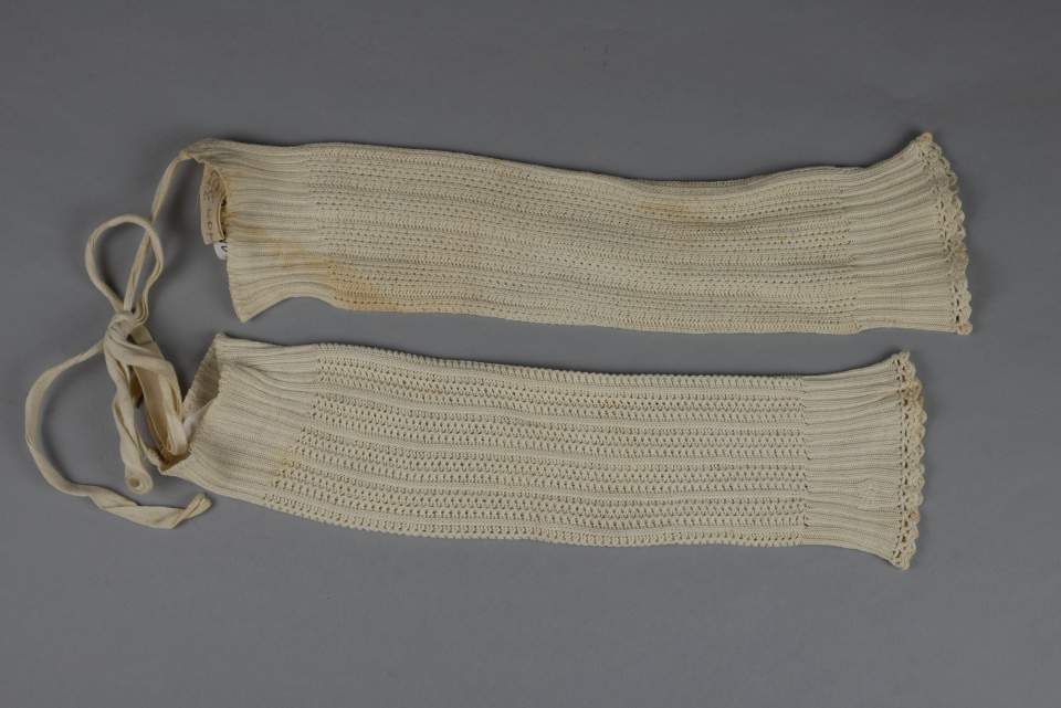 1 Paar Damenhandschuhe, Halbhandschuhe, Handschuhe