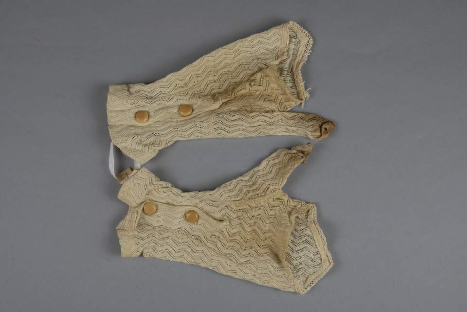 1 Paar Damenhandschuhe, Halbhandschuhe, Handschuhe