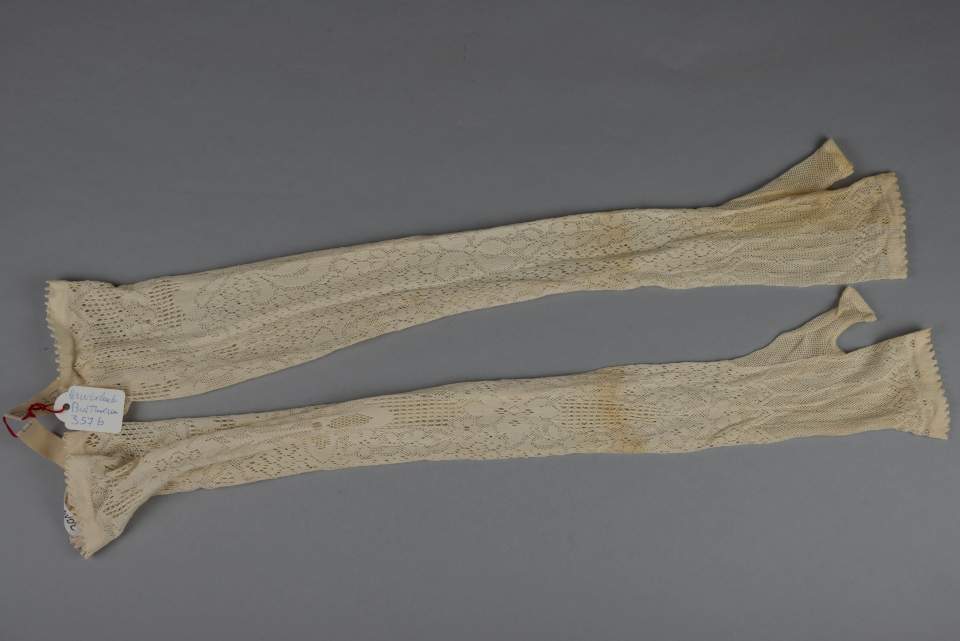 1 Paar Damenhandschuhe aus Baumwolle, Halbhandschuhe, Handschuhe