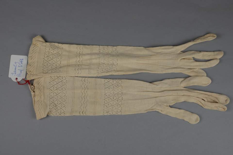 1 Paar Damenhandschuhe, Handschuhe