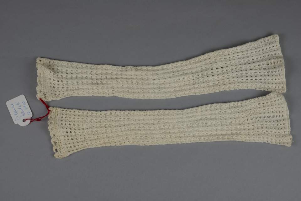 1 Paar Damenhandschuhe, Halbhandschuhe, Handschuhe