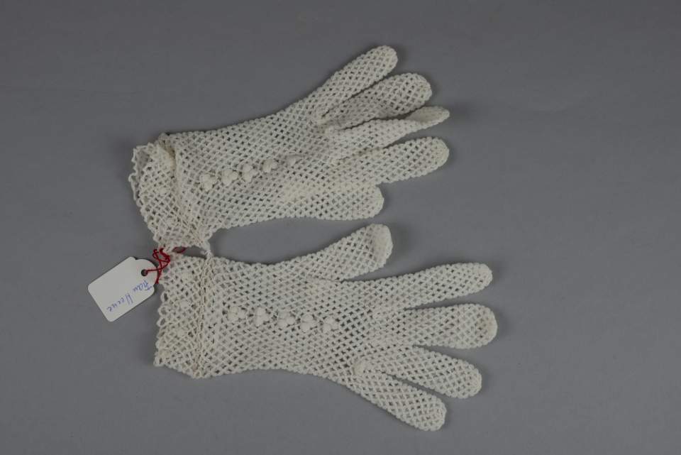 1 Paar Damenhandschuhe, Handschuhe