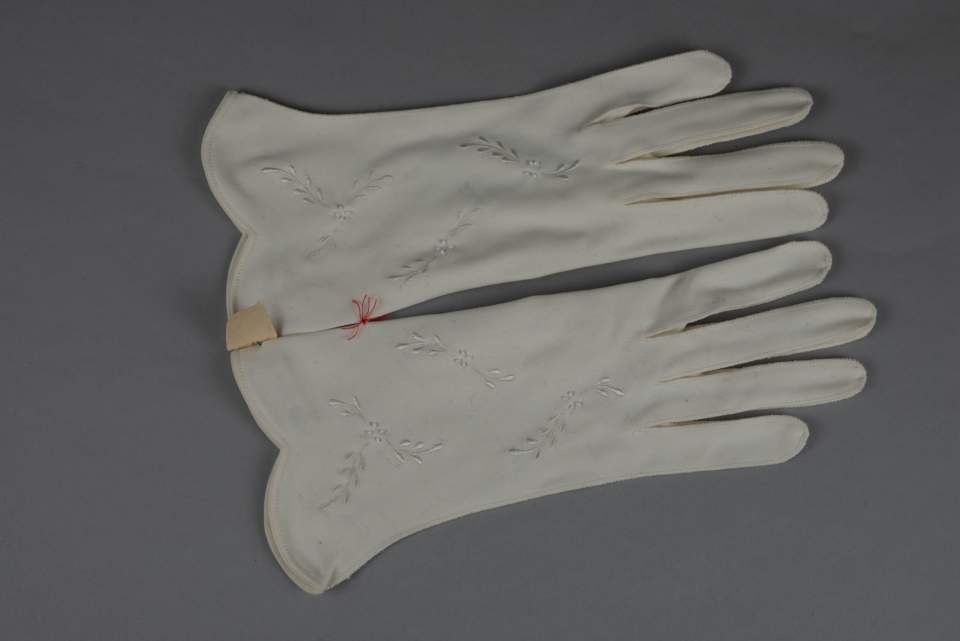1 Paar Damenhandschuhe, Handschuhe