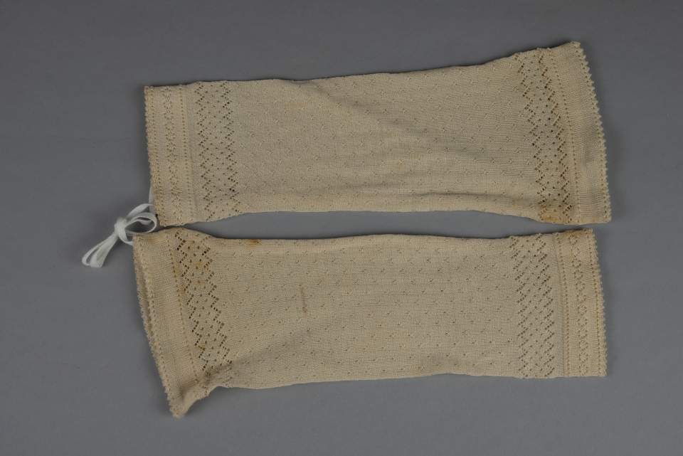 1 Paar Damenhandschuhe aus Baumwolle, ohne Finger, Handschuhe