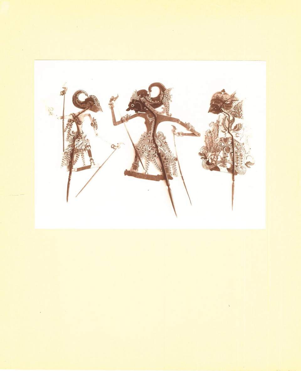 Fotografie Wayang Figuren