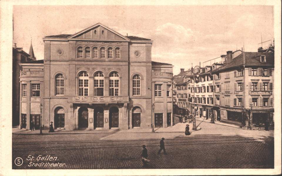 Postkarte Stadttheater