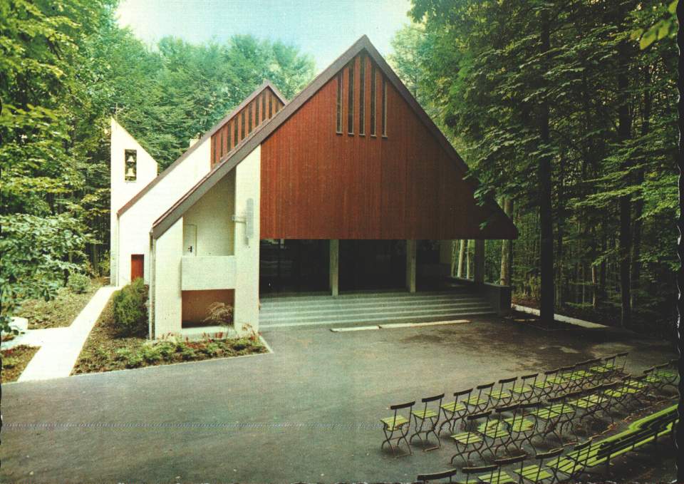 Postkarte Benken Wallfahrtskirche Maria Bildstein